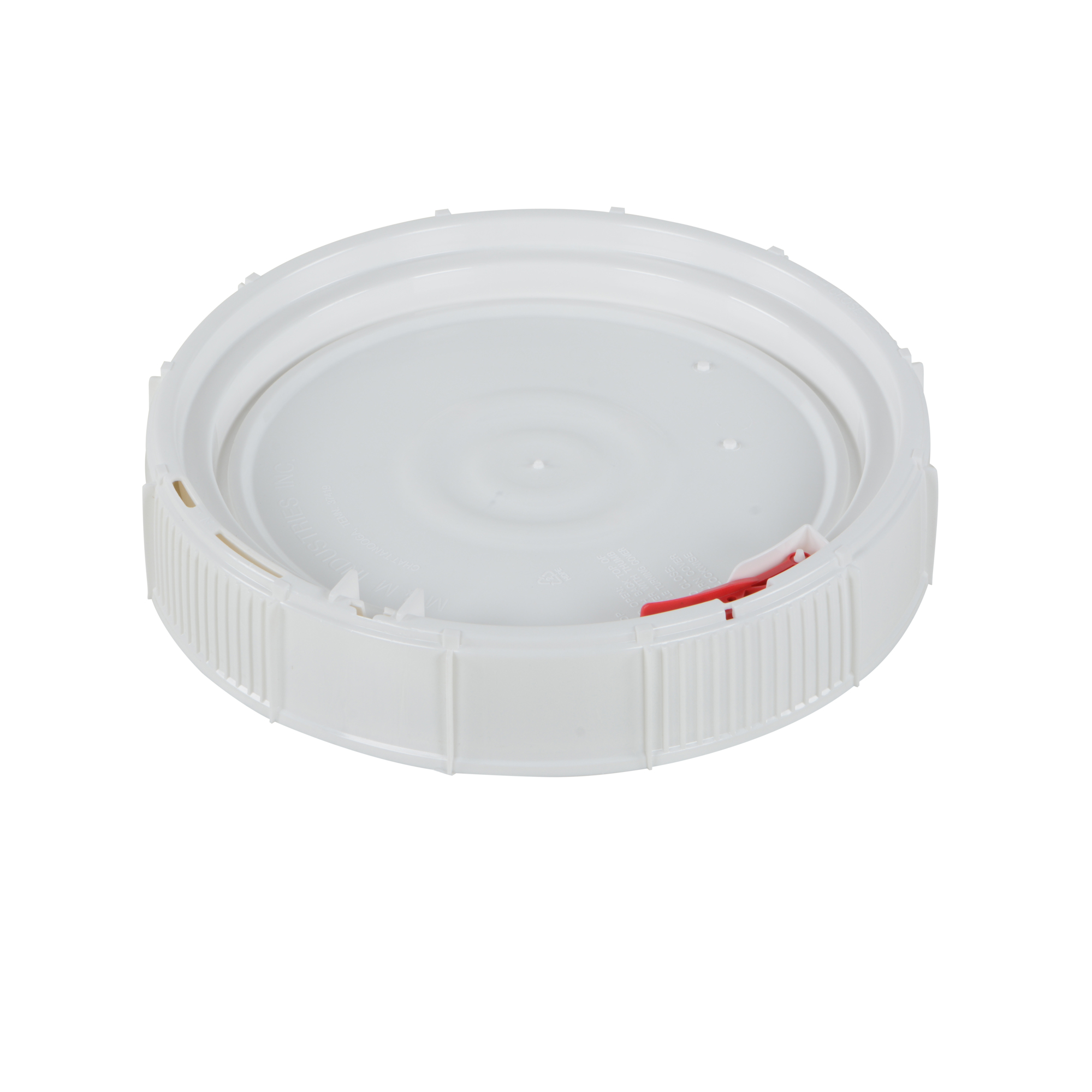 Vestil High-Density Polyethylene Lid for Screw Top Pail - Durable, FDA Compliant, Model# LID-SCR